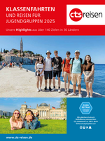 CTS Klassenfahrten und Gruppenreisen für Jugendliche 2025